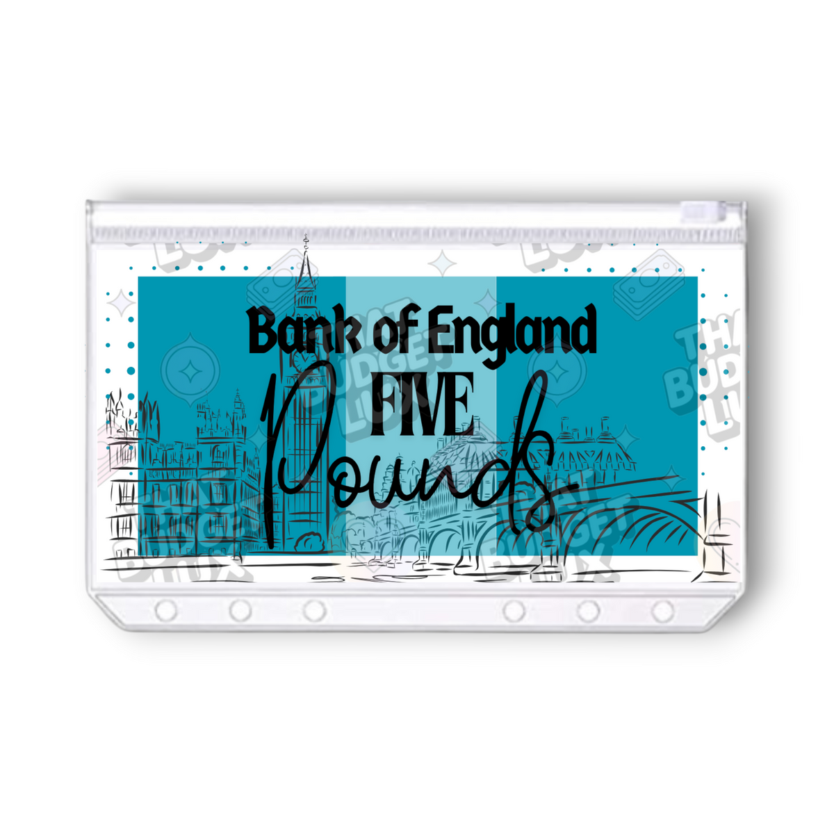 Bank of England Savings Challenge | Save 125 | A6 Tracker, Cash Envelope & Insert Set