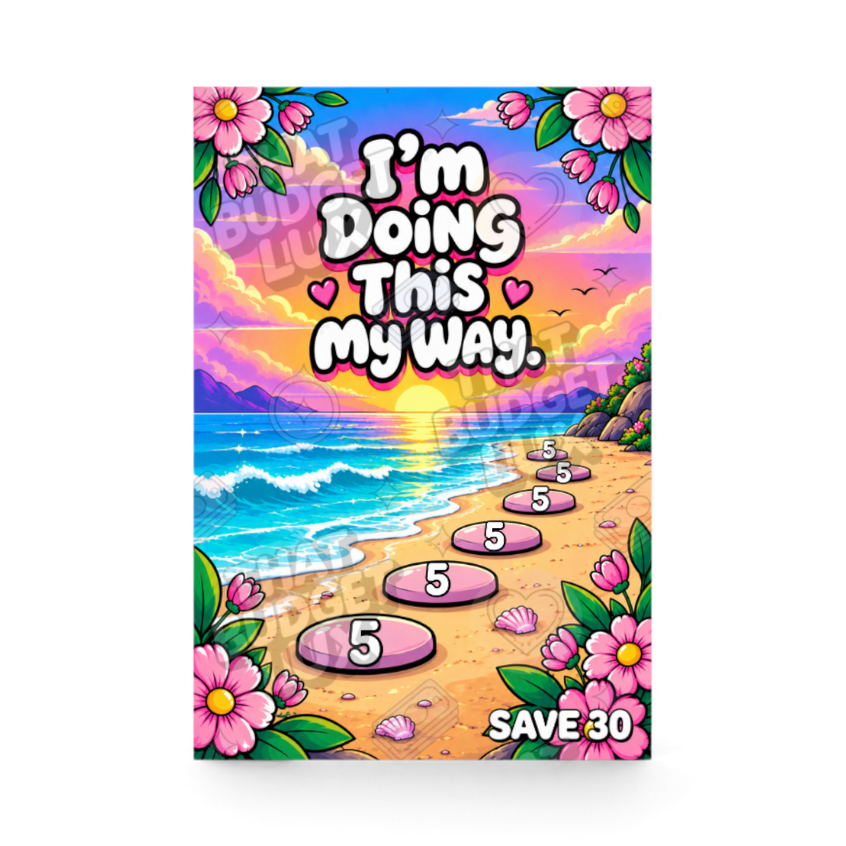 I'm Doing This My Way mini savings challenge insert – That Budget Lux