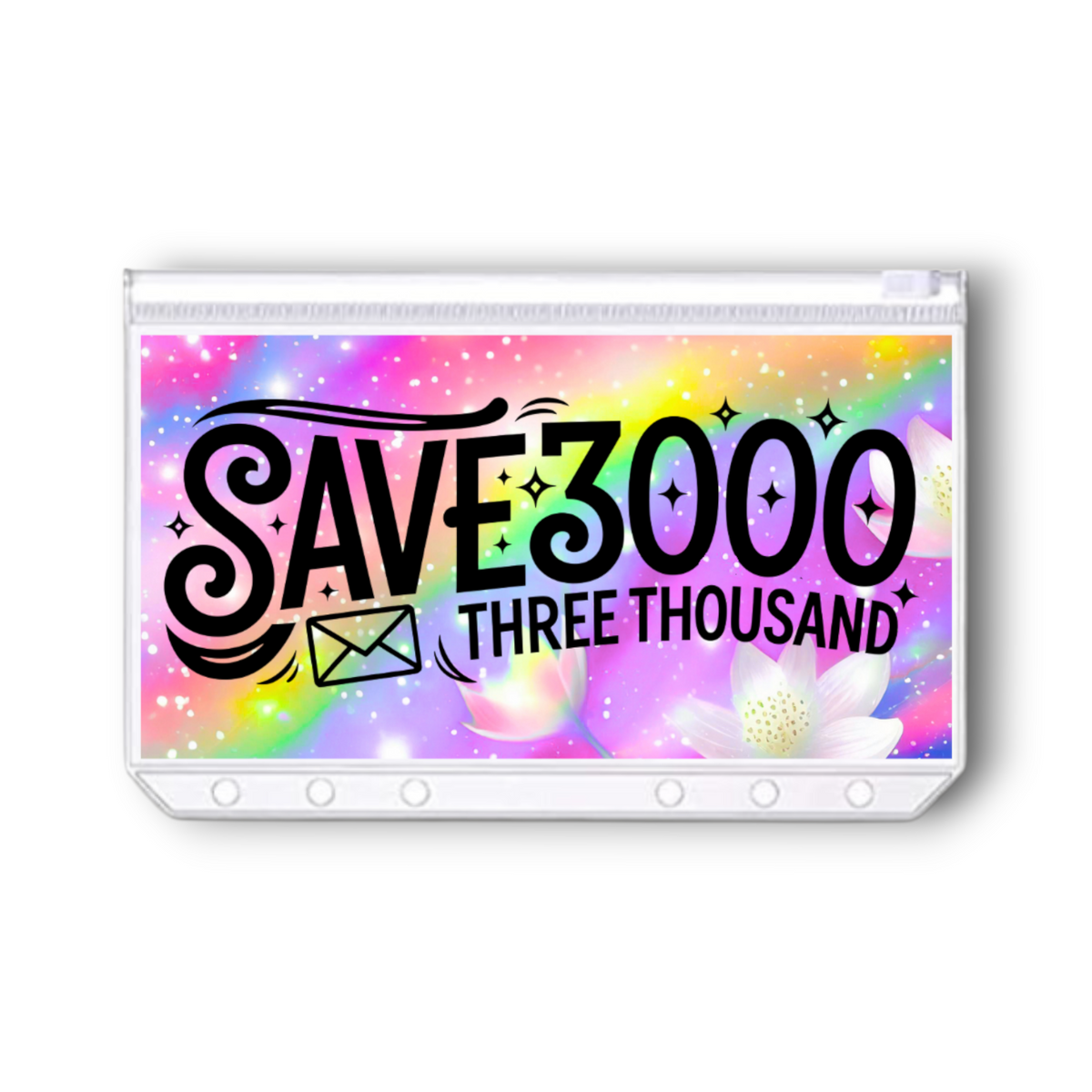 Ascend 3000 Savings Challenge | A6 Tracker, Cash Envelope & Insert Set