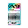 Ascend 20000 Savings Challenge | A6 Tracker, Cash Envelope & Insert Set