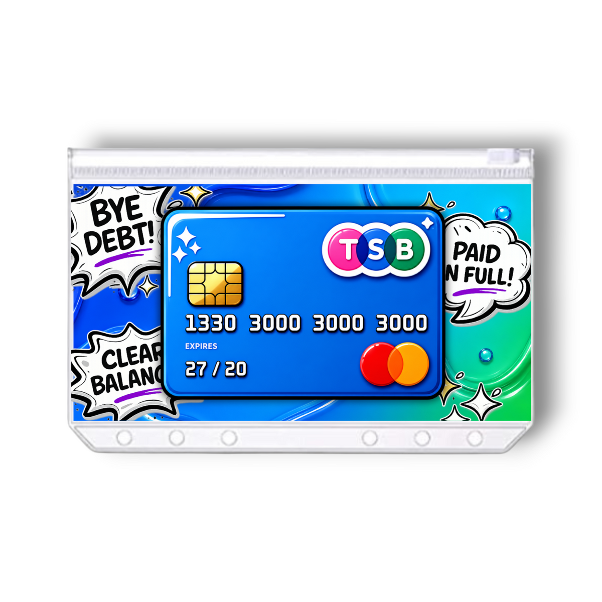 TSB Credit Card Savings Challenge | A6 Tracker, Cash Envelope & Insert Set
