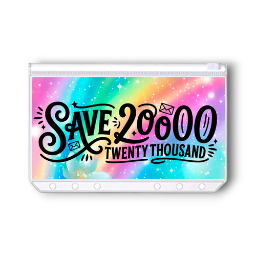 Ascend 20000 Savings Challenge | A6 Tracker, Cash Envelope & Insert Set