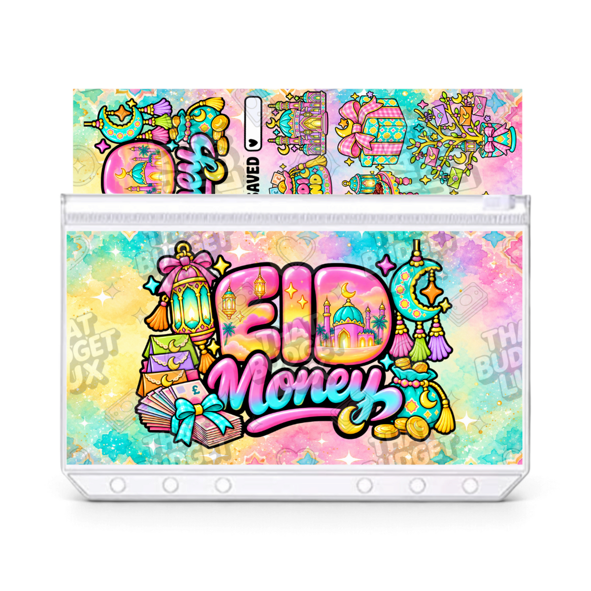 Eid Money Savings Challenge | A6 Tracker, Cash Envelope & Insert Set