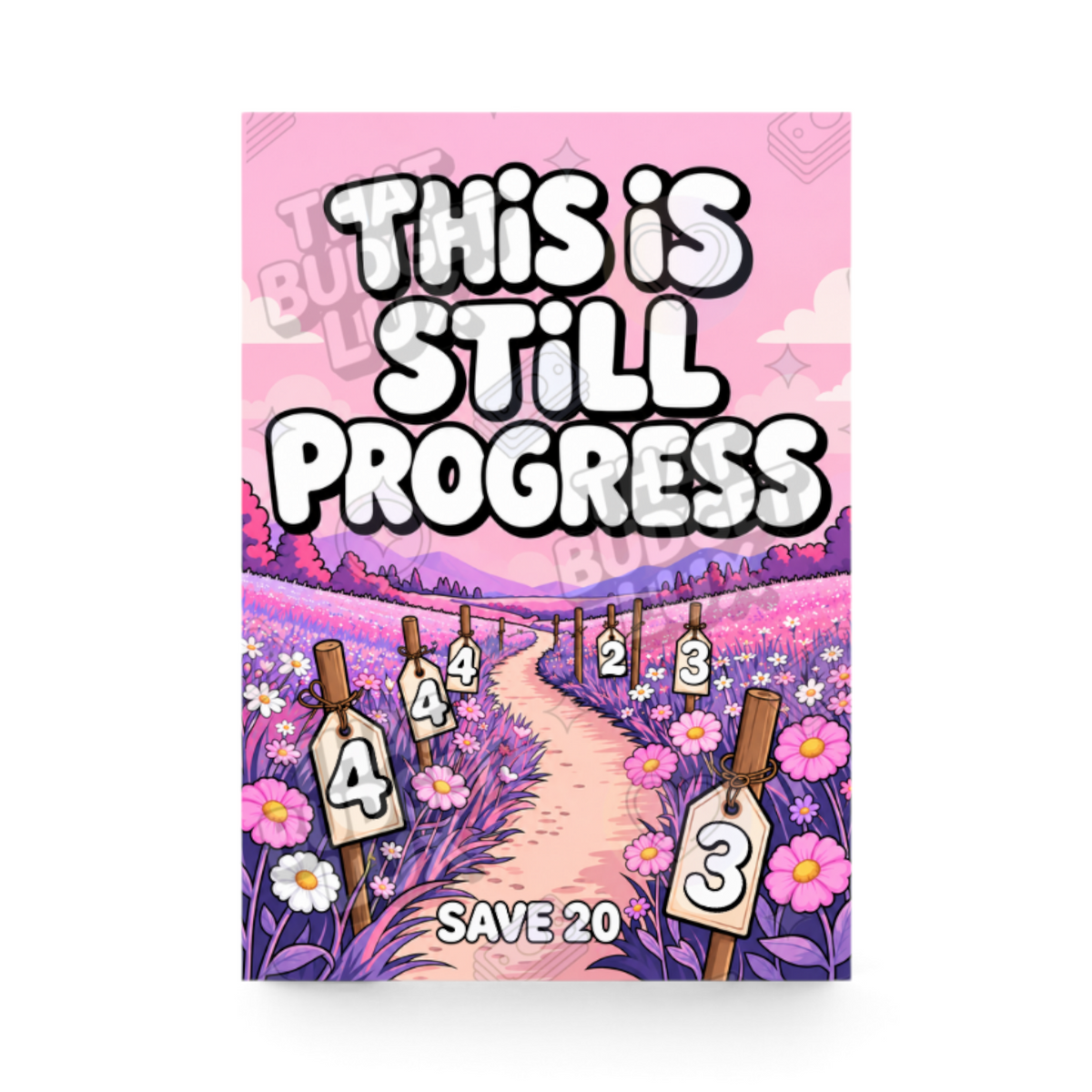 This Is Still Progress mini savings challenge insert – That Budget Lux