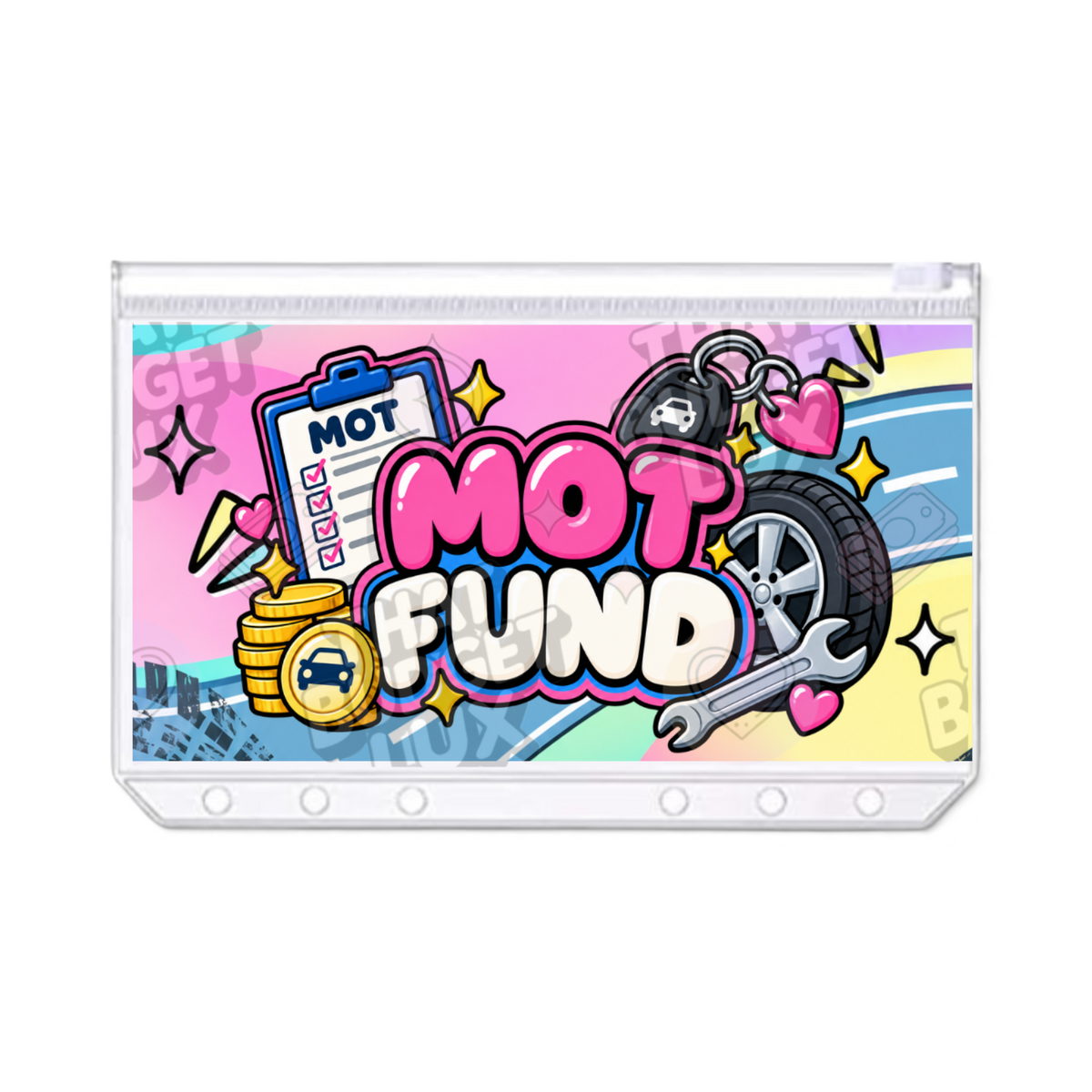 MOT Car Savings Challenge | A6 Tracker, Cash Envelope & Insert Set