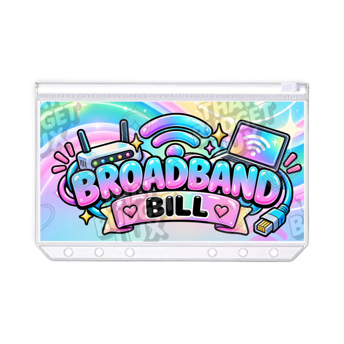 Broadband Bill Savings Challenge | A6 Tracker, Cash Envelope & Insert Set