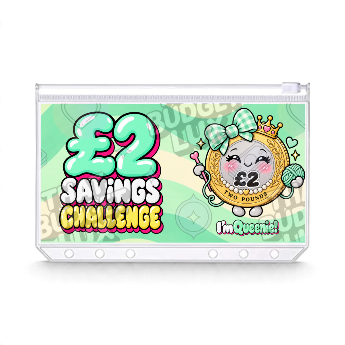 £2 Savings Challenge | Save £128 | A6 Tracker, Cash Envelope & Insert Set
