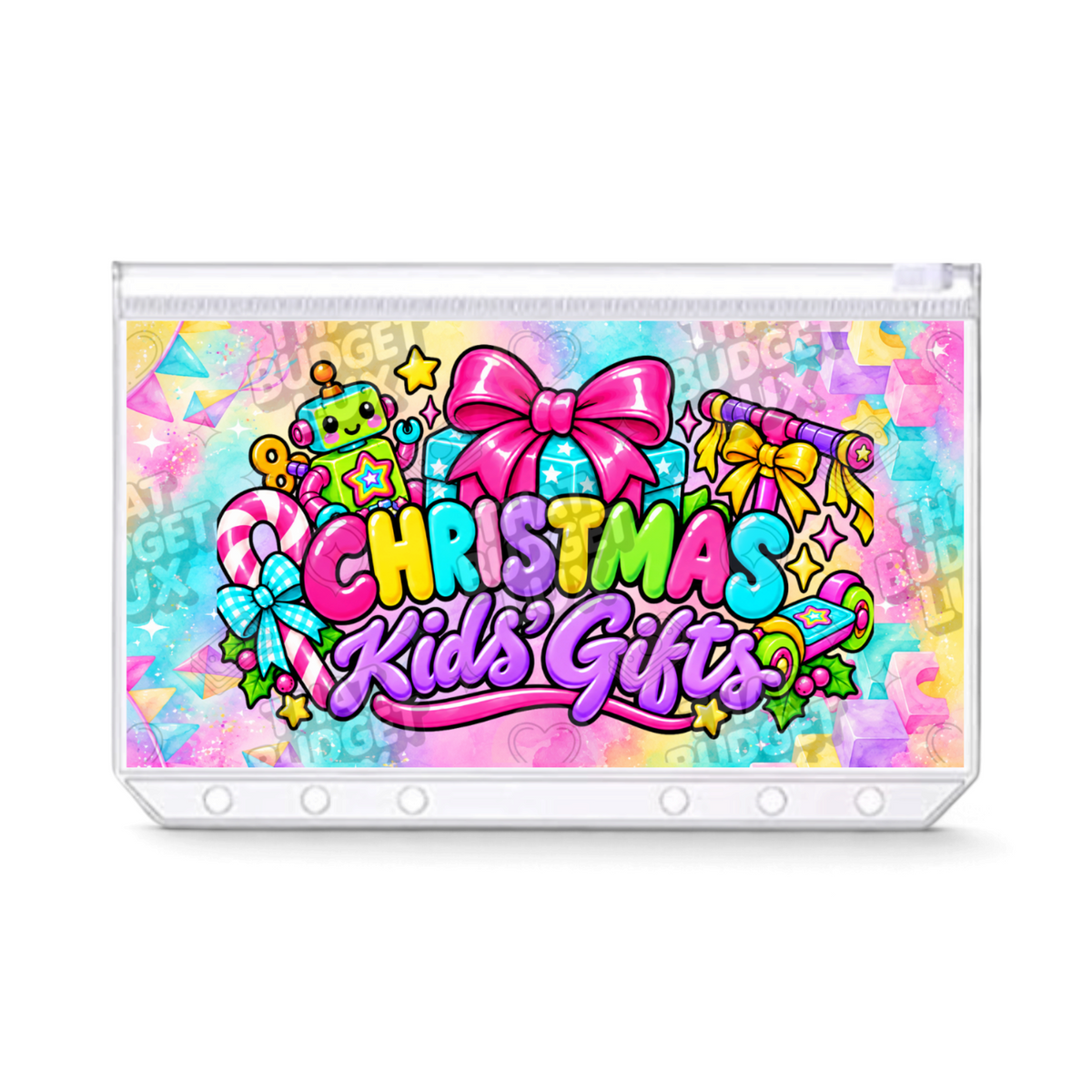 Christmas Kids' Gifts Savings Challenge | A6 Tracker, Cash Envelope & Insert Set