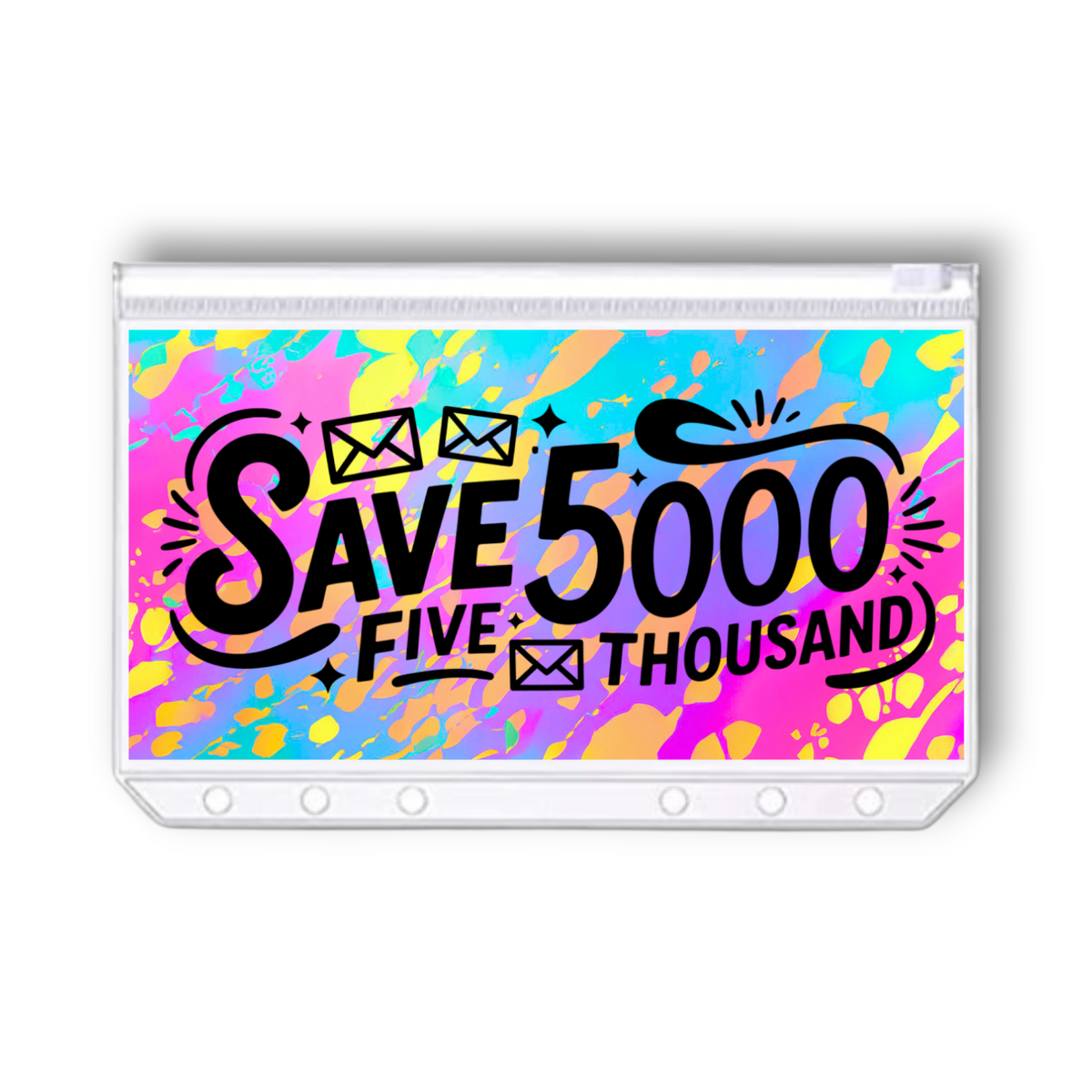 Ascend 5000 Savings Challenge | A6 Tracker, Cash Envelope & Insert Set