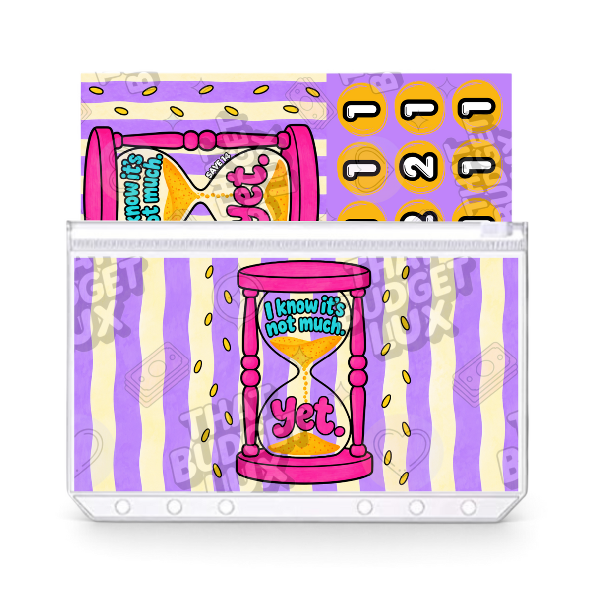 I Know It's Not Much. Yet. - Save 14 | A6 Tracker, Cash Envelope & Insert Set | The Pep Talk Collection