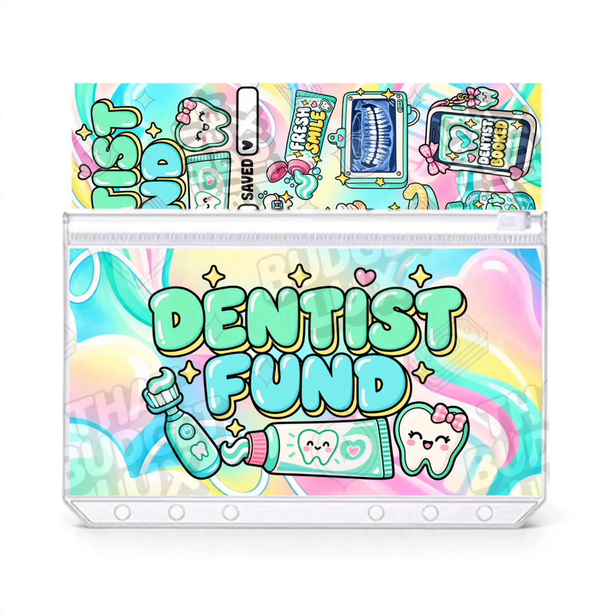 Dentist Fund Savings Challenge | A6 Tracker, Cash Envelope & Insert Set