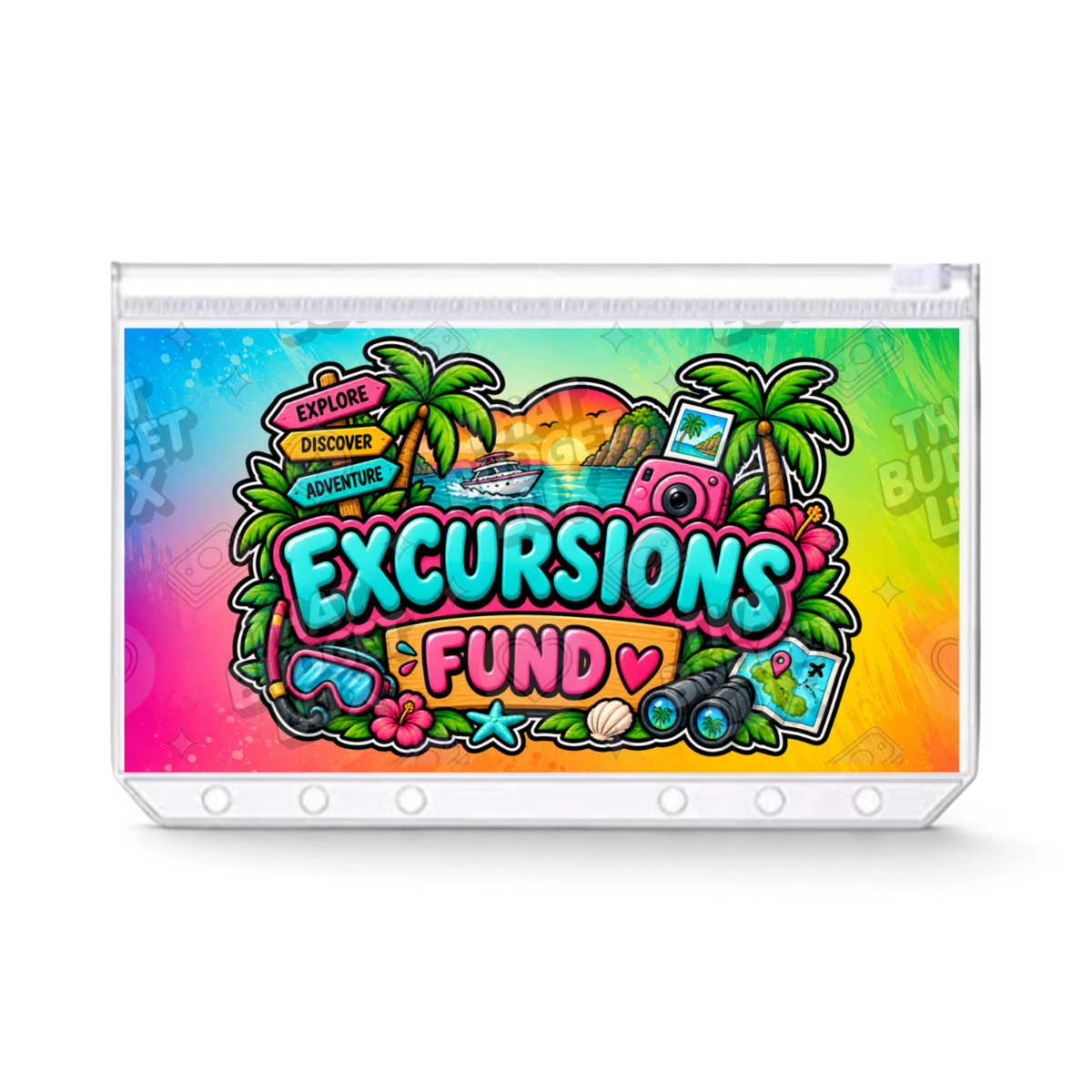 Excursions Fund Savings Challenge | A6 Tracker, Cash Envelope & Insert Set