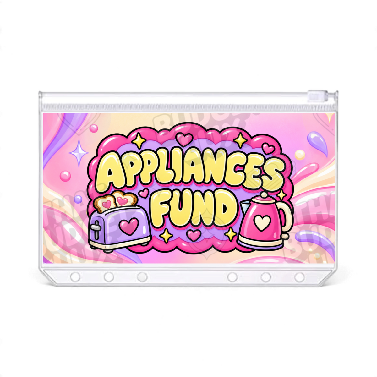 Appliances Fund Savings Challenge | A6 Tracker, Cash Envelope & Insert Set