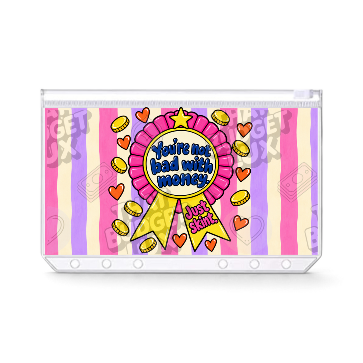 You're Not Bad With Money. Just Skint. - Save 15 | A6 Tracker, Cash Envelope & Insert Set | The Pep Talk Collection
