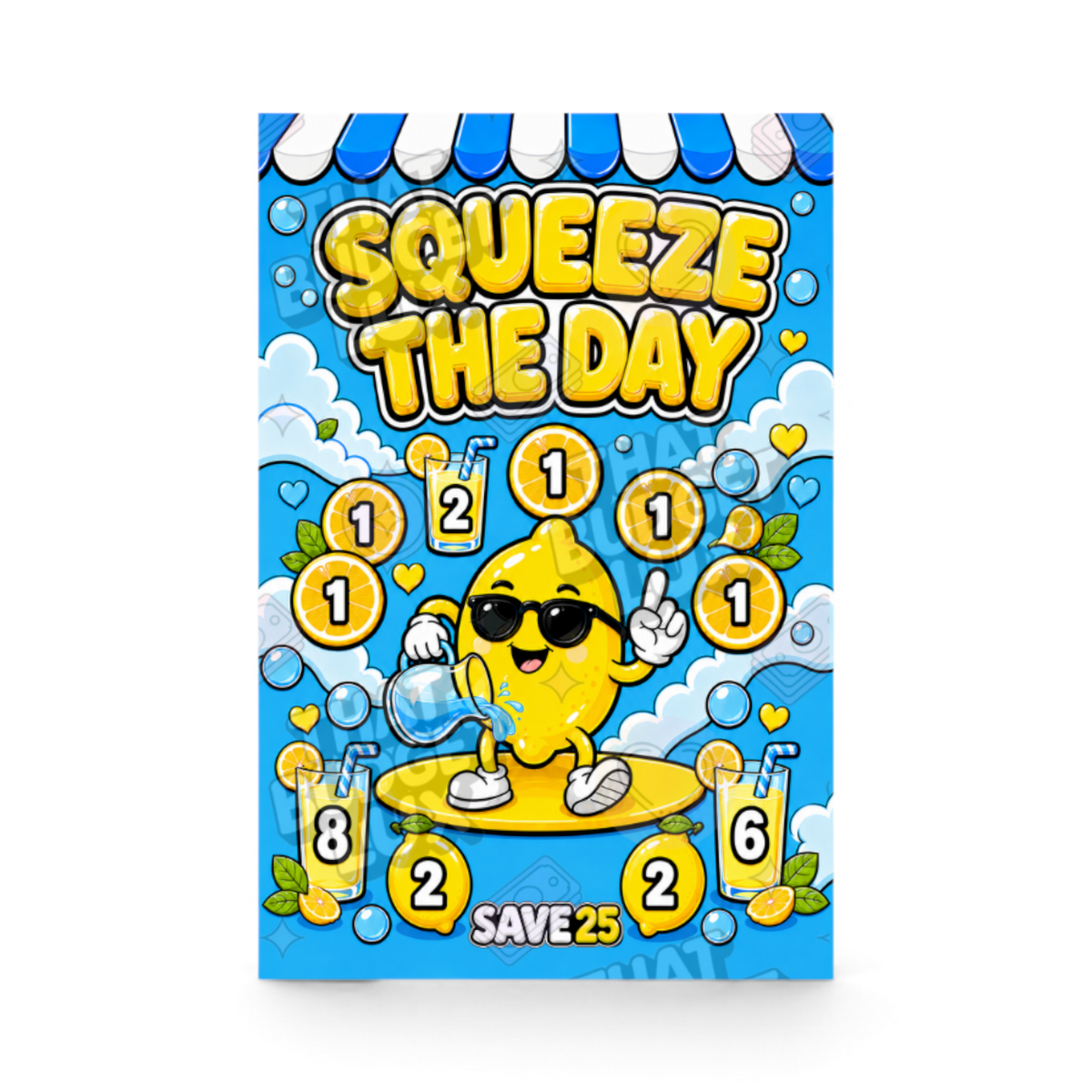 Squeeze The Day mini savings challenge insert – That Budget Lux