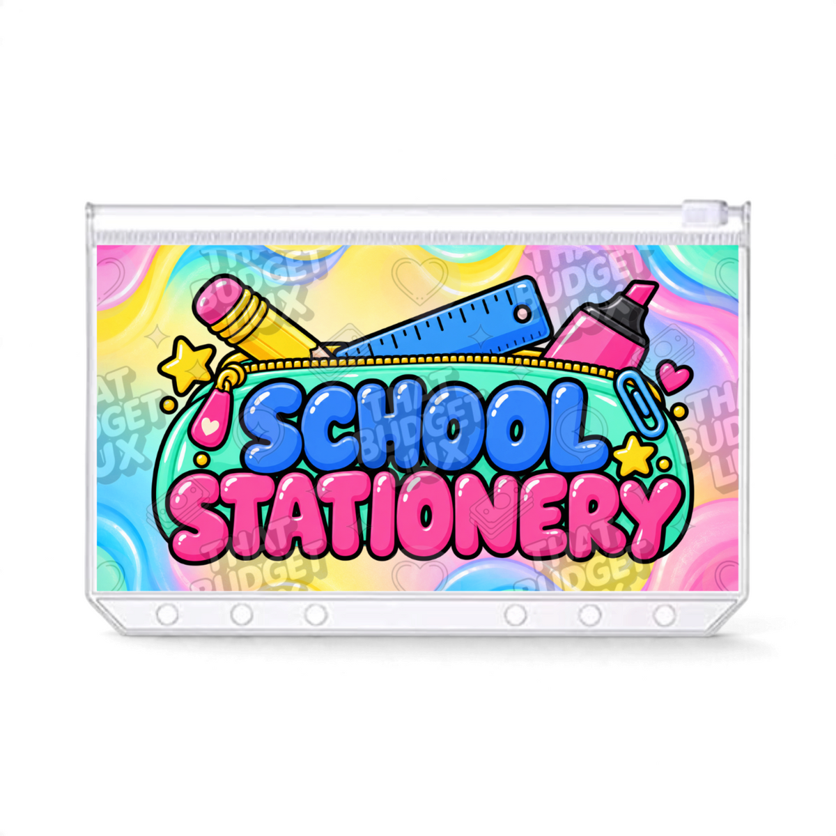 School Stationery Savings Challenge | A6 Tracker, Cash Envelope & Insert Set