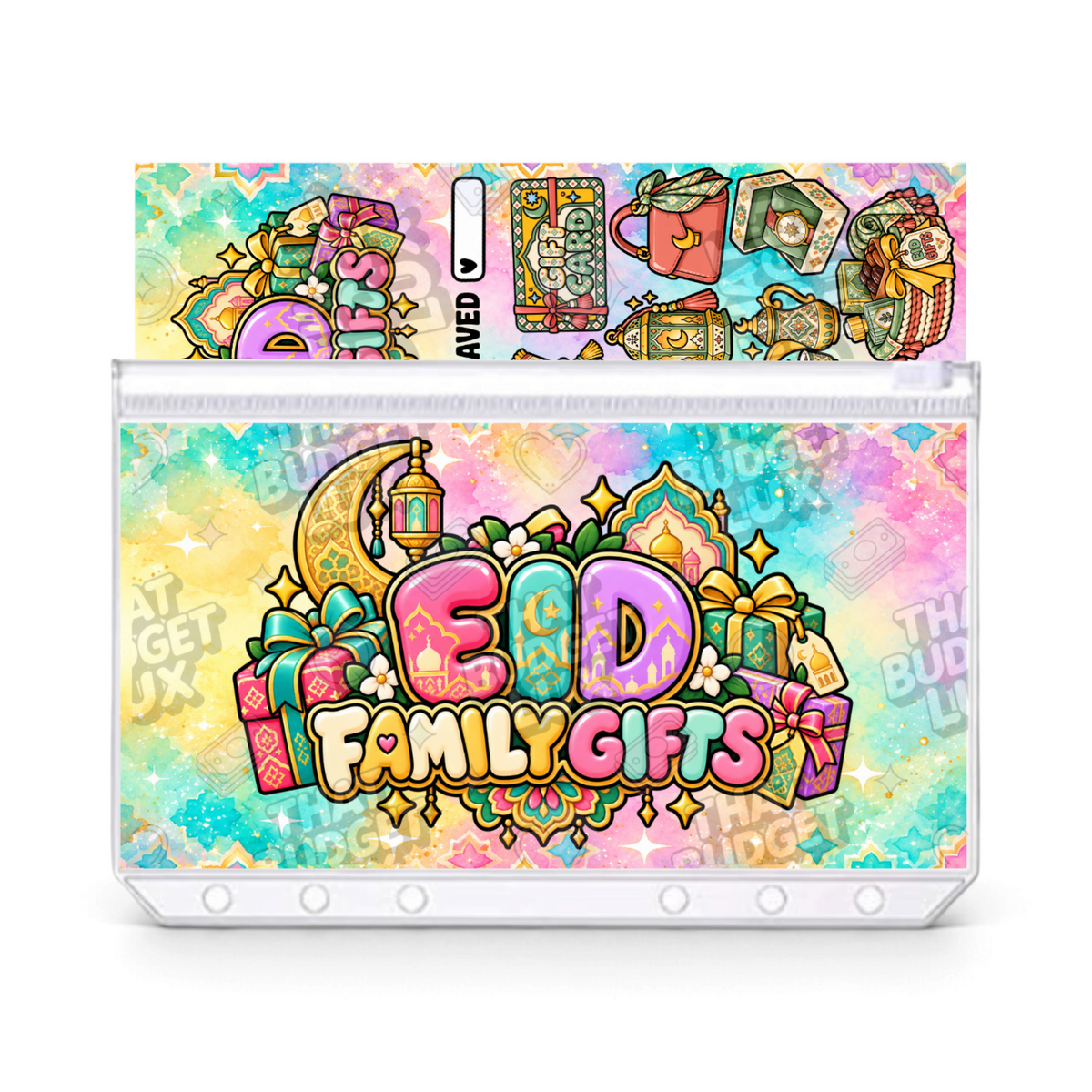 Eid Family Gifts Savings Challenge | A6 Tracker, Cash Envelope & Insert Set