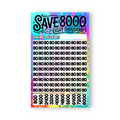 Ascend 8000 Savings Challenge | A6 Tracker, Cash Envelope & Insert Set