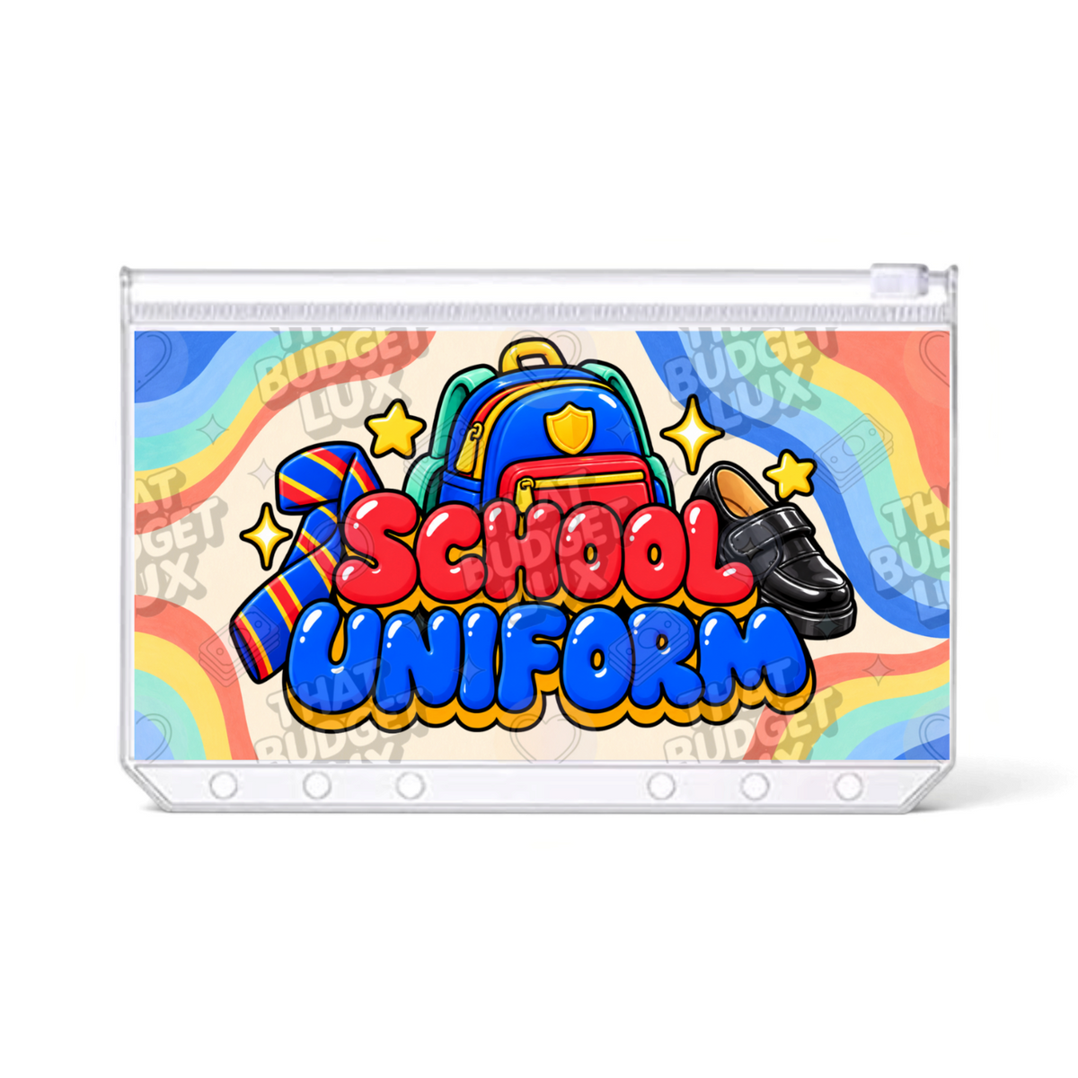 School Uniform Savings Challenge | A6 Tracker, Cash Envelope & Insert Set