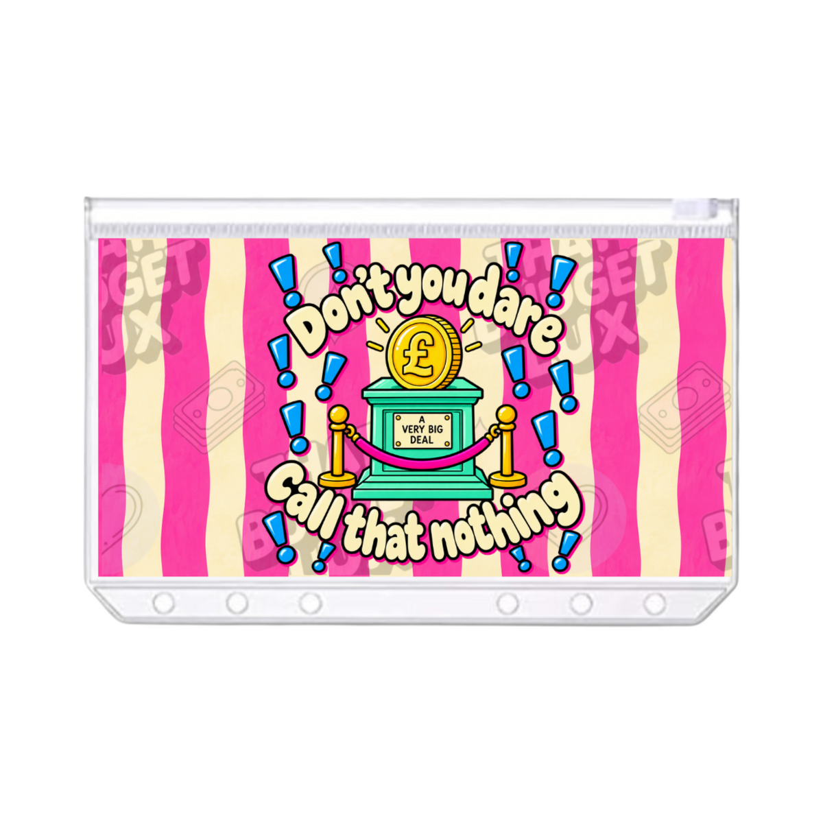 Don't You Dare Call That Nothing - Save 16 | A6 Tracker, Cash Envelope & Insert Set | The Pep Talk Collection