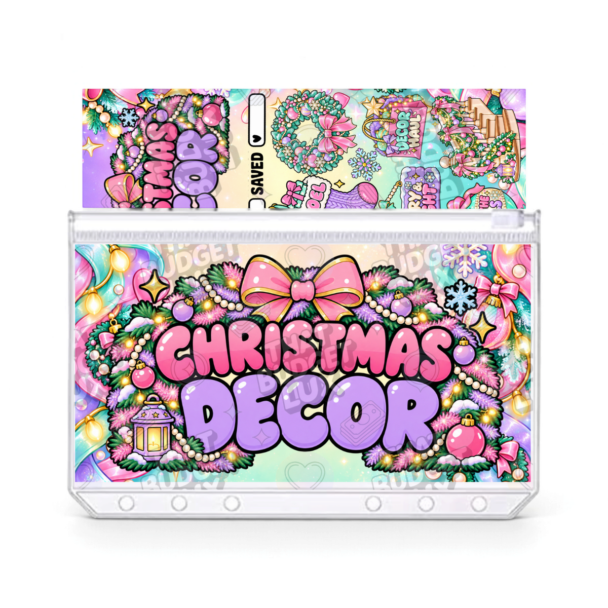 Christmas Decor Savings Challenge | A6 Tracker, Cash Envelope & Insert Set