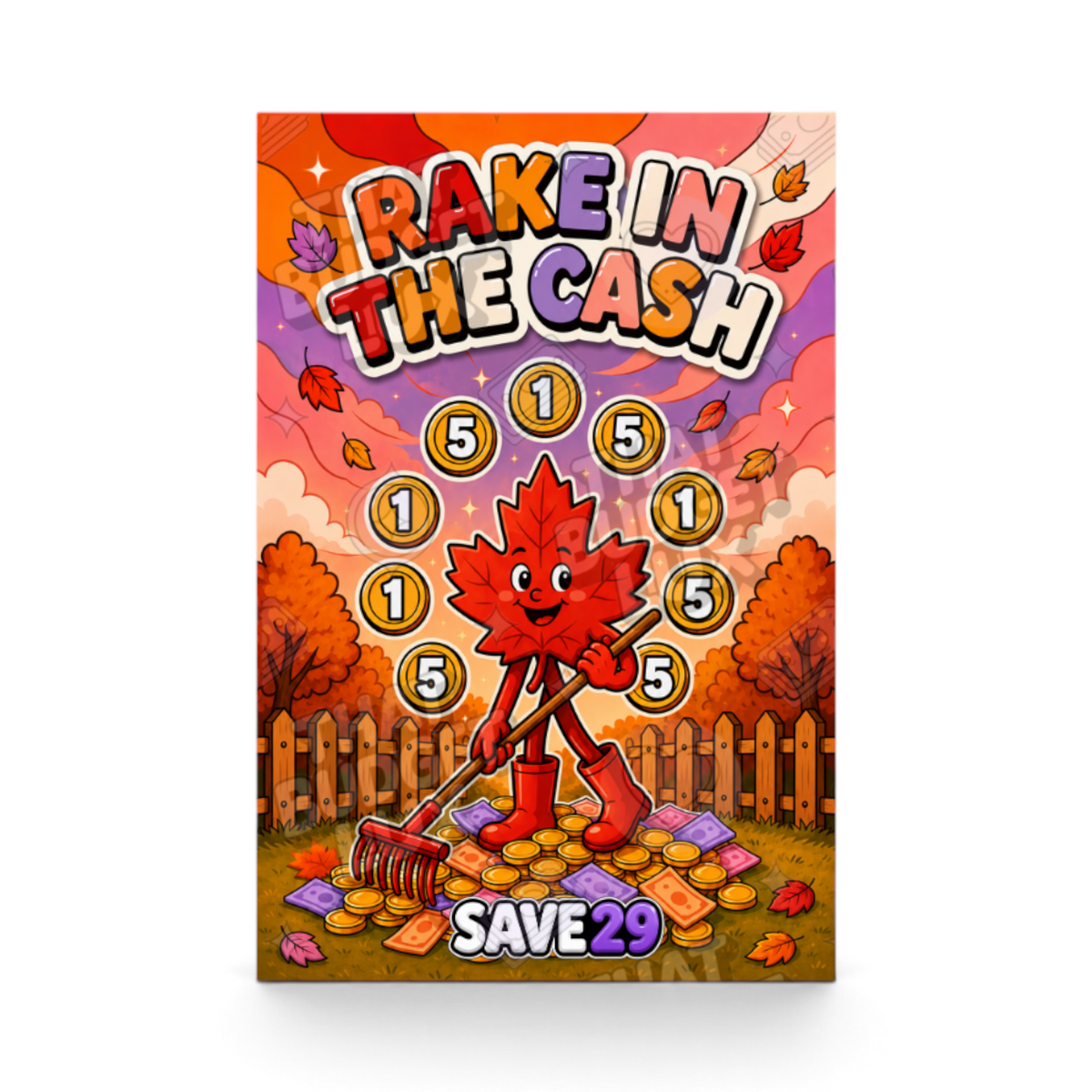 Rake In The Cash mini savings challenge insert – That Budget Lux