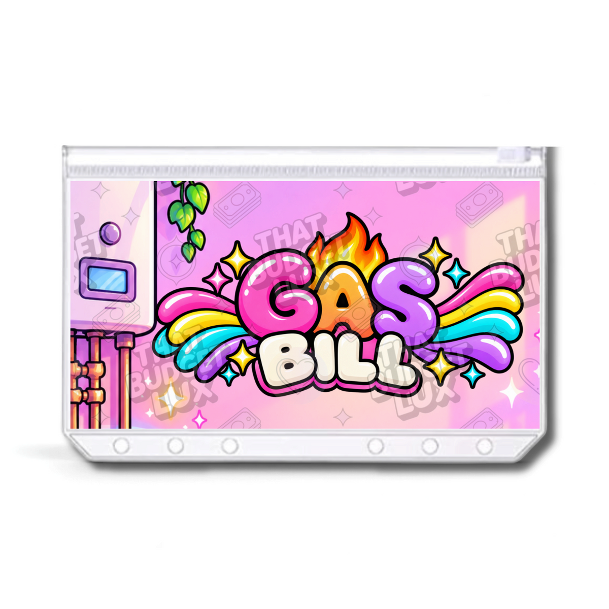 Gas Bill Savings Challenge | A6 Tracker, Cash Envelope & Insert Set