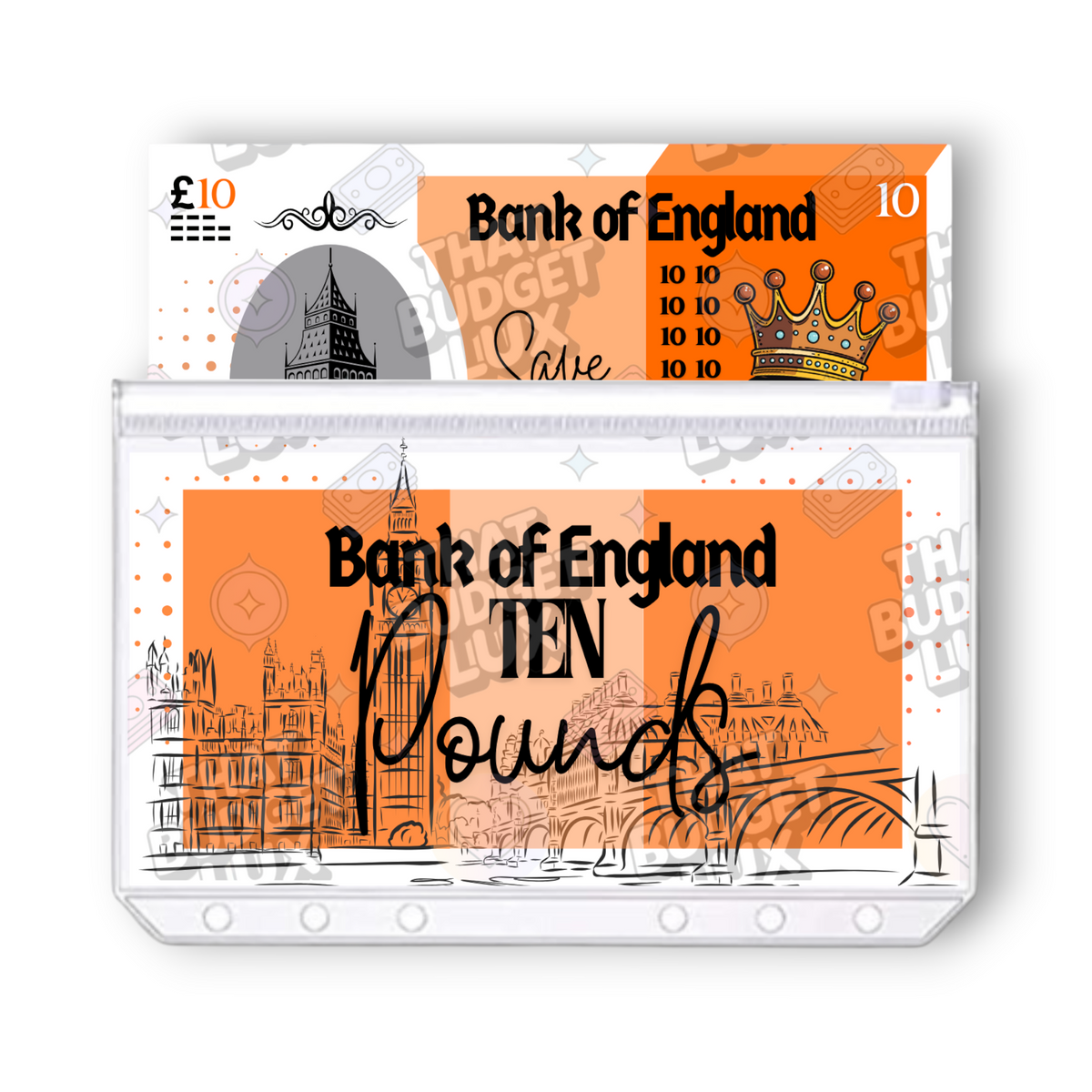 Bank of England Savings Challenge | Save 250 | A6 Tracker, Cash Envelope & Insert Set