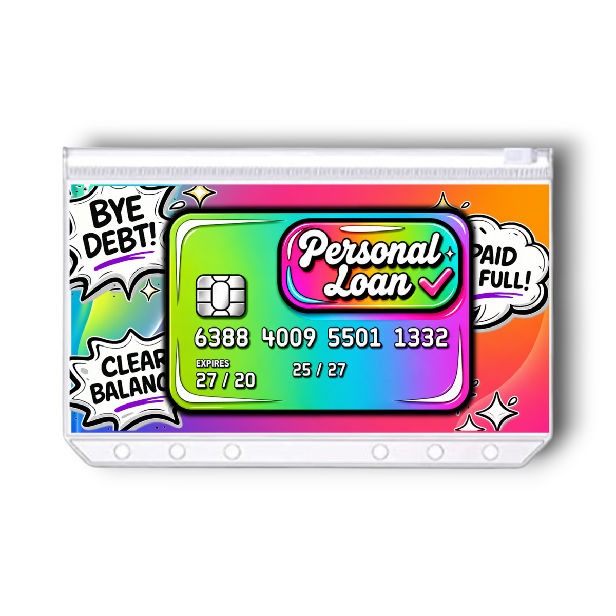 Personal Loan Savings Challenge | A6 Tracker, Cash Envelope & Insert Set
