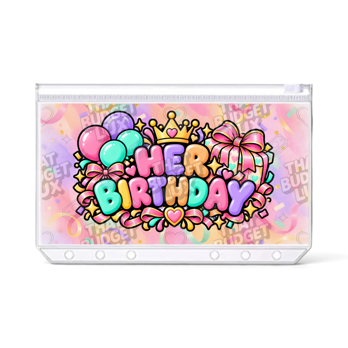 Her Birthday Savings Challenge | A6 Tracker, Cash Envelope & Insert Set