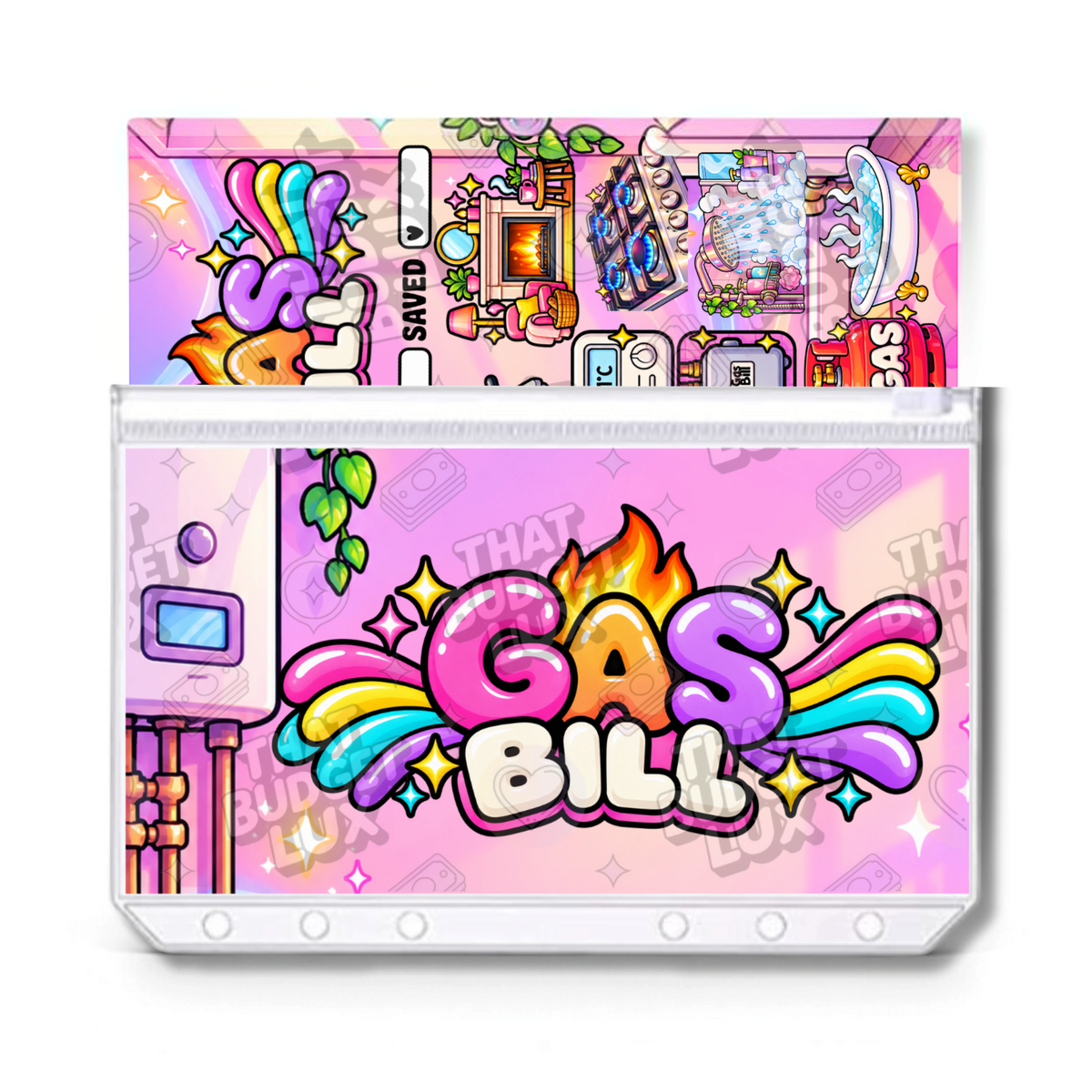 Gas Bill Savings Challenge | A6 Tracker, Cash Envelope & Insert Set
