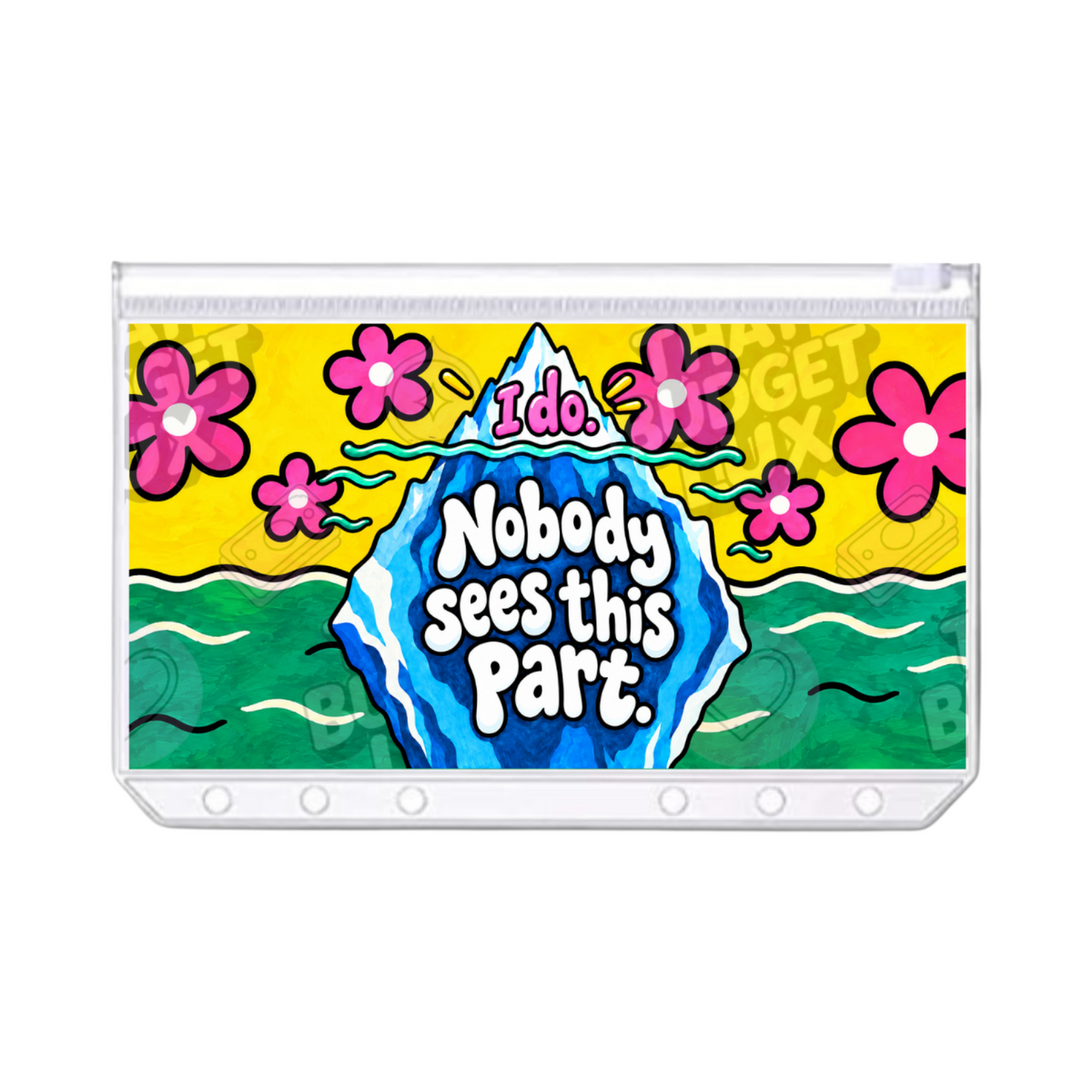 Nobody Sees This Part. I Do. A6 cash envelope wallet