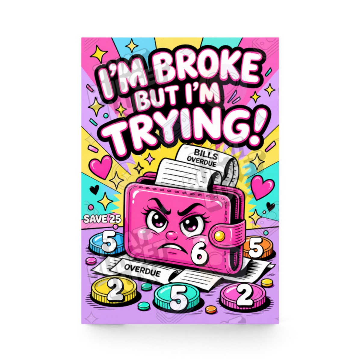I'm Broke But I'm Trying mini savings challenge insert – That Budget Lux
