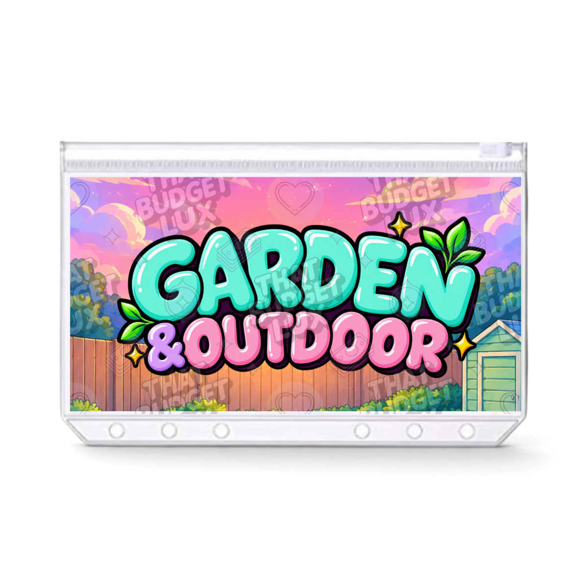 Garden & Outdoor Savings Challenge | A6 Tracker, Cash Envelope & Insert Set