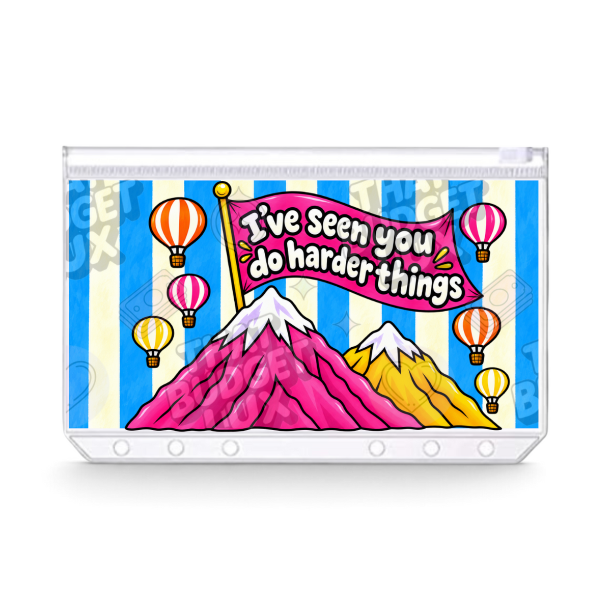 I've Seen You Do Harder Things - Save 30 | A6 Tracker, Cash Envelope & Insert Set | The Pep Talk Collection