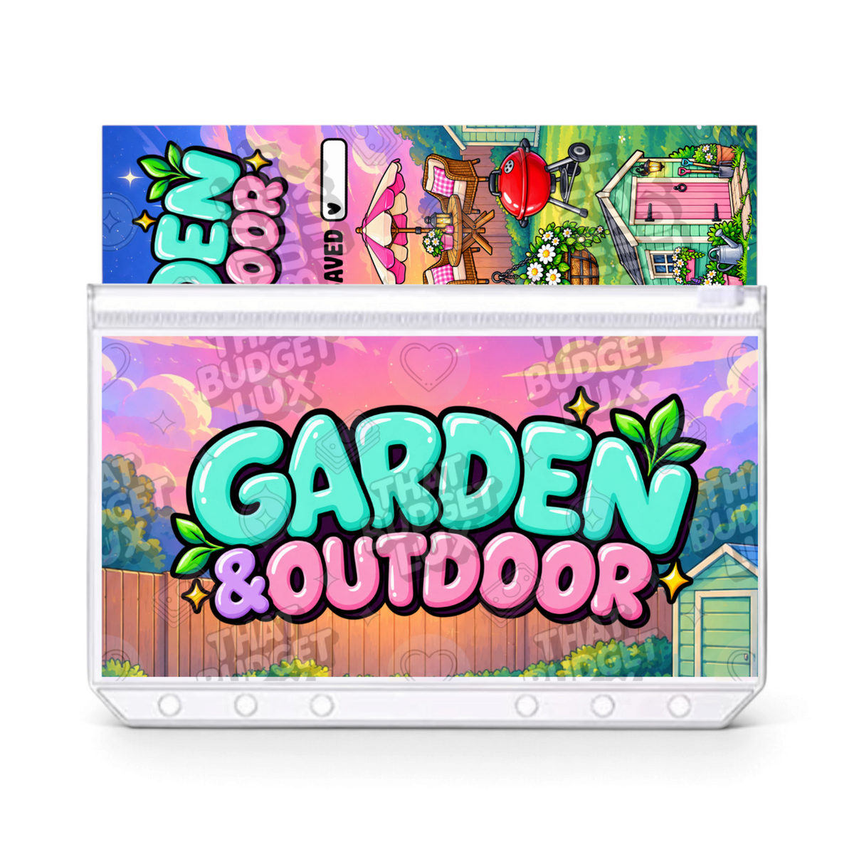 Garden & Outdoor Savings Challenge | A6 Tracker, Cash Envelope & Insert Set