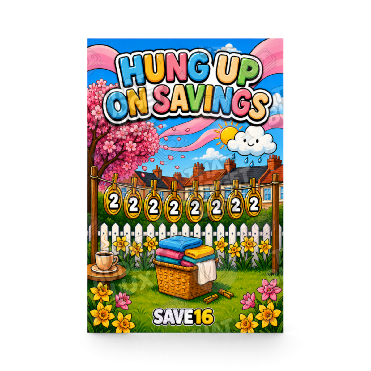 Hung Up On Savings mini savings challenge insert – That Budget Lux