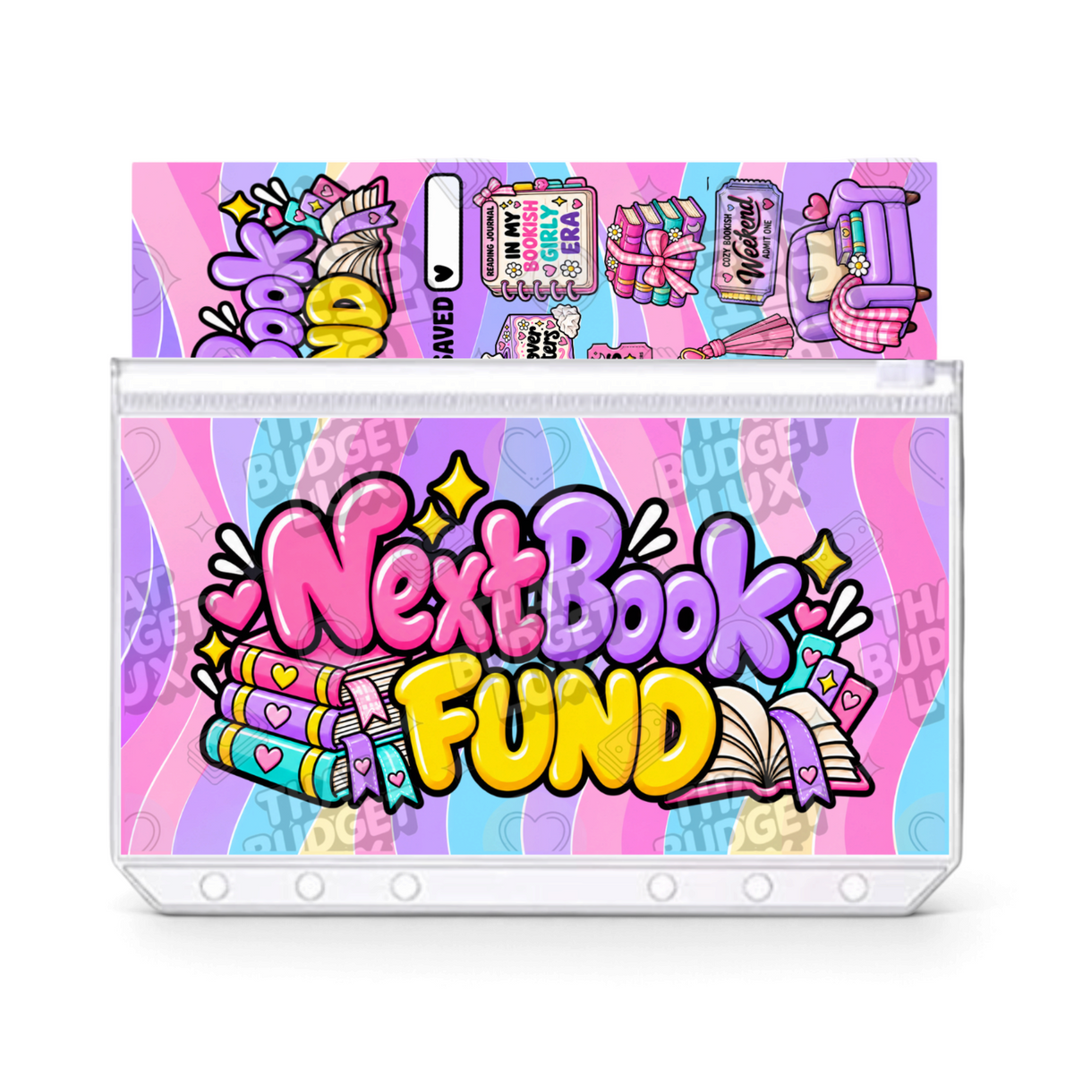 Next Book Fund Savings Challenge | A6 Tracker, Cash Envelope & Insert Set