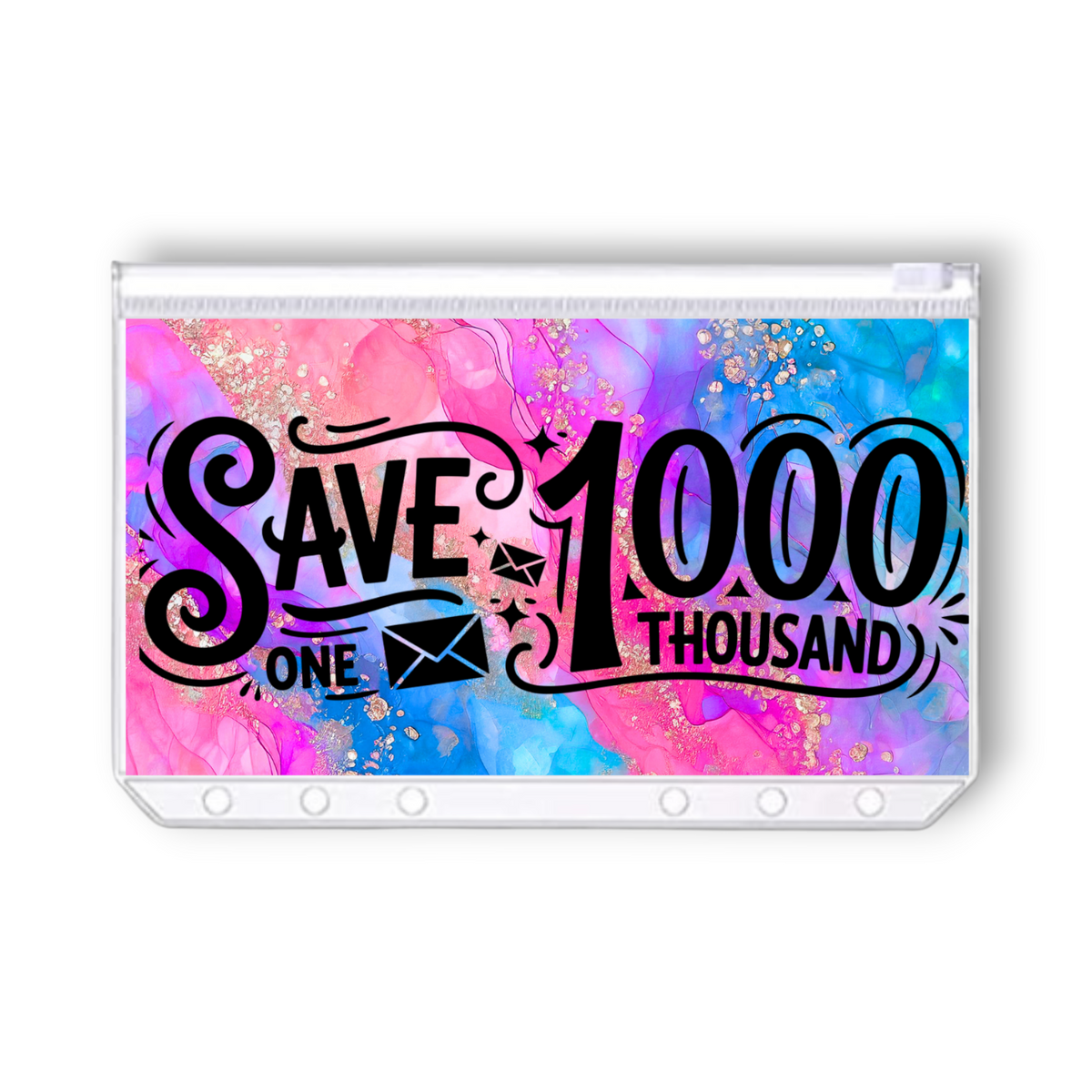 Ascend 1000 Savings Challenge | A6 Tracker, Cash Envelope & Insert Set