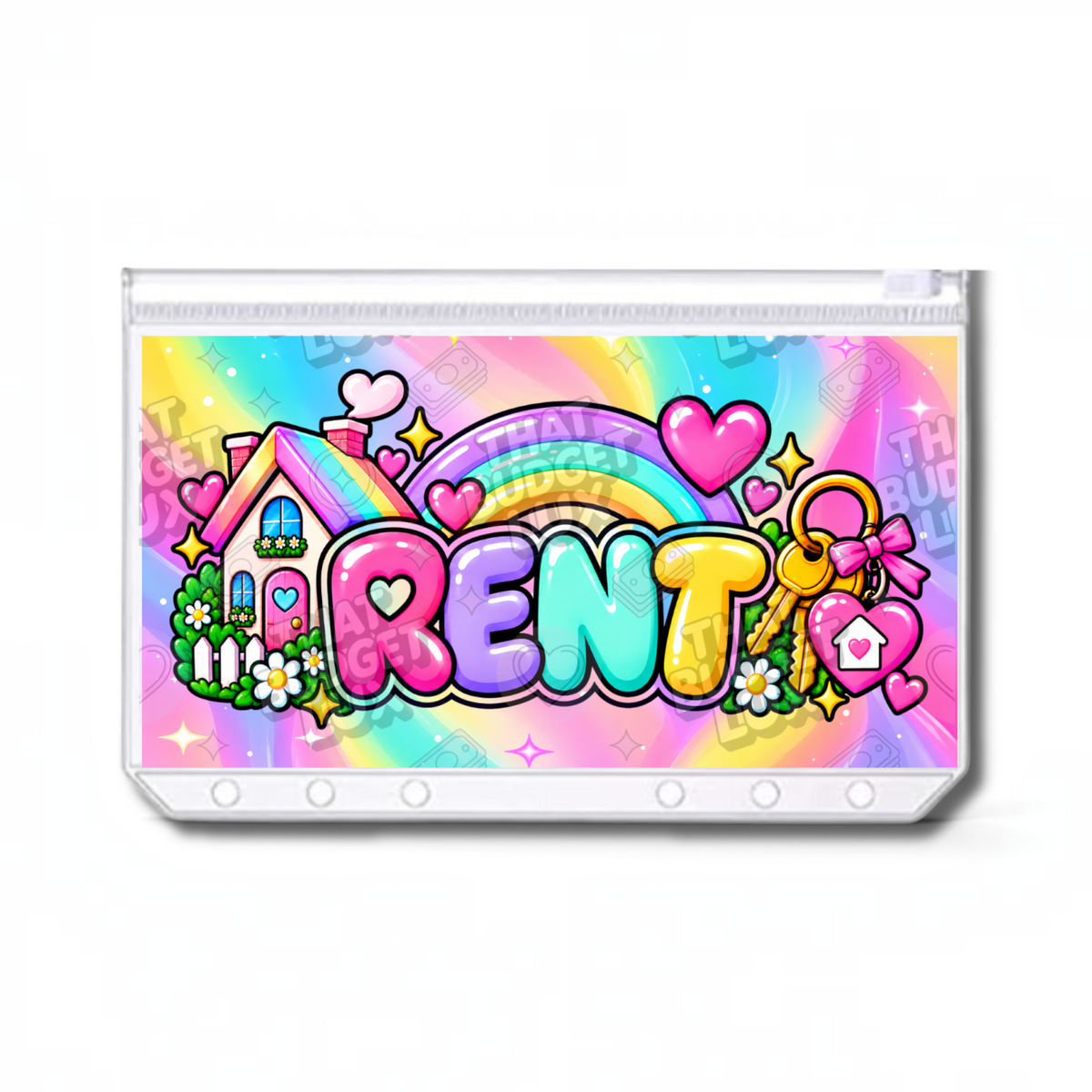 Rent Savings Challenge | A6 Tracker, Cash Envelope & Insert Set