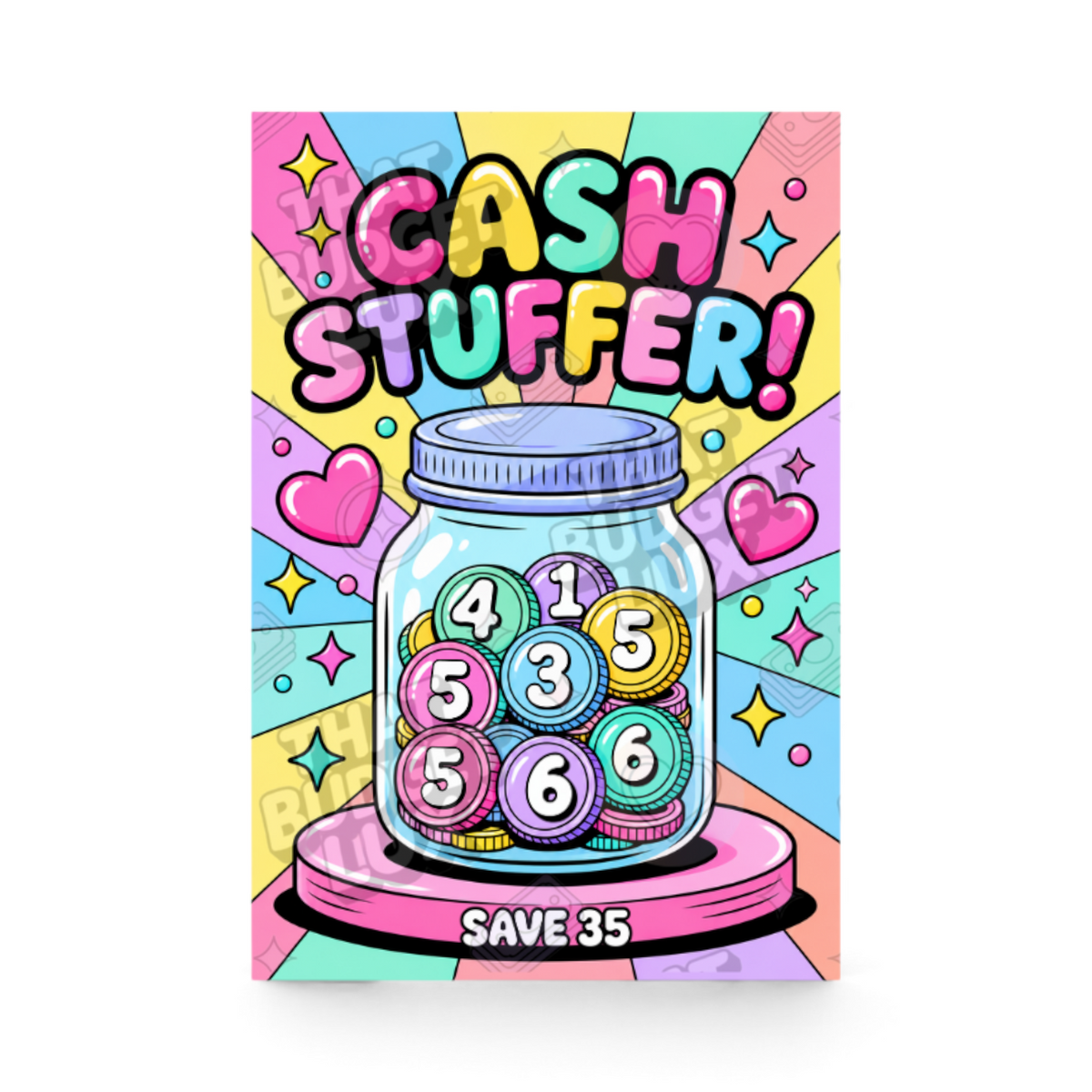 Cash Stuffer mini savings challenge insert – That Budget Lux