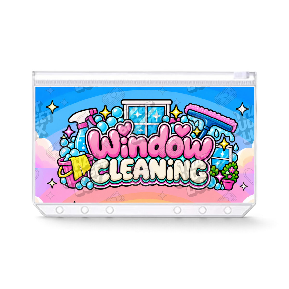 Window Cleaning Savings Challenge | A6 Tracker, Cash Envelope & Insert Set