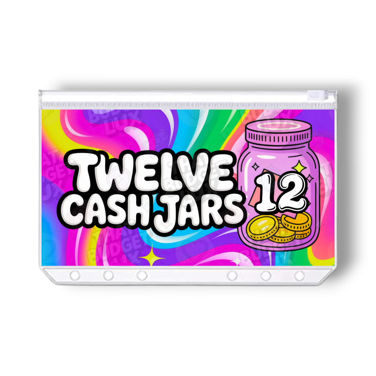 Twelve Cash Jars Savings Challenge | Save 78 | A6 Tracker, Cash Envelope & Insert Set