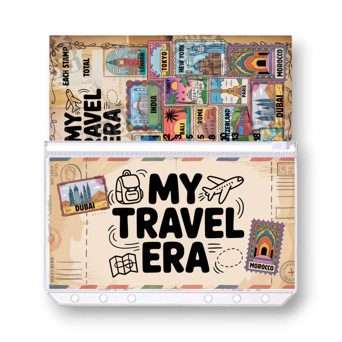 My Travel Era Travel Fund Savings Challenge | A6 Tracker, Cash Envelope & Insert Set