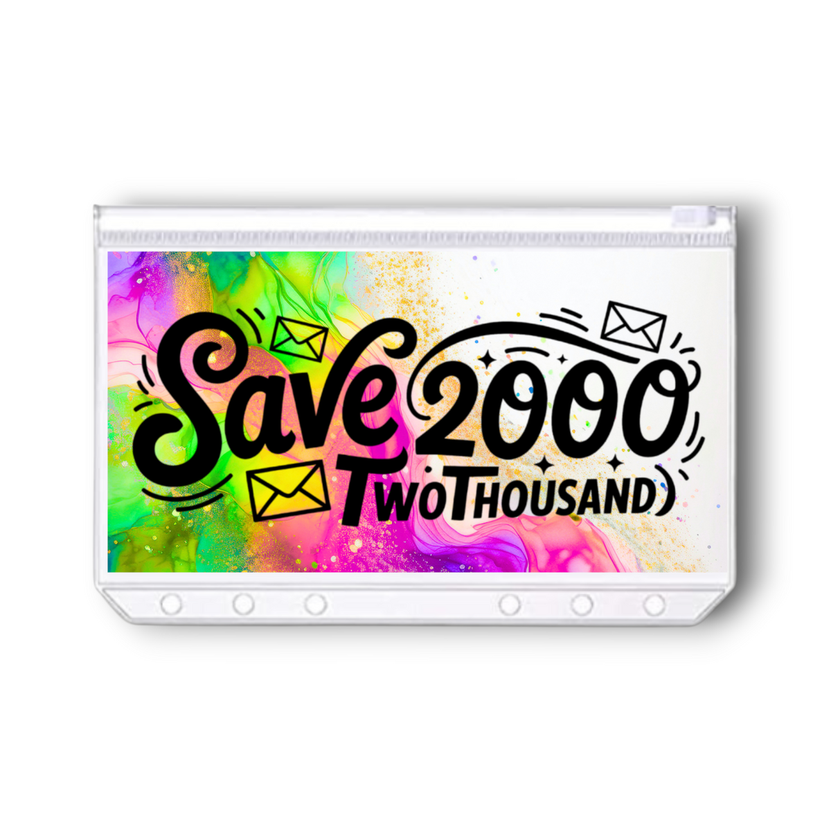 Ascend 2000 Savings Challenge | A6 Tracker, Cash Envelope & Insert Set