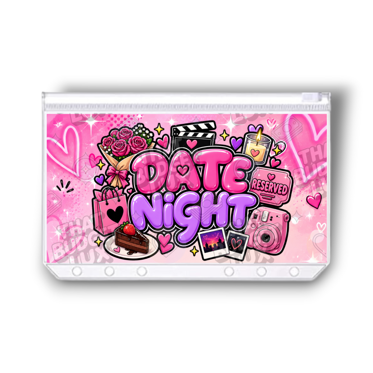 Date Night Savings Challenge | A6 Tracker, Cash Envelope & Insert Set