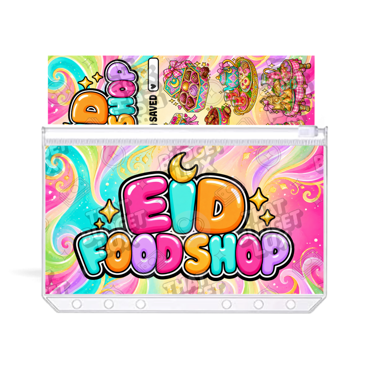 Eid Food Shop Savings Challenge | A6 Tracker, Cash Envelope & Insert Set