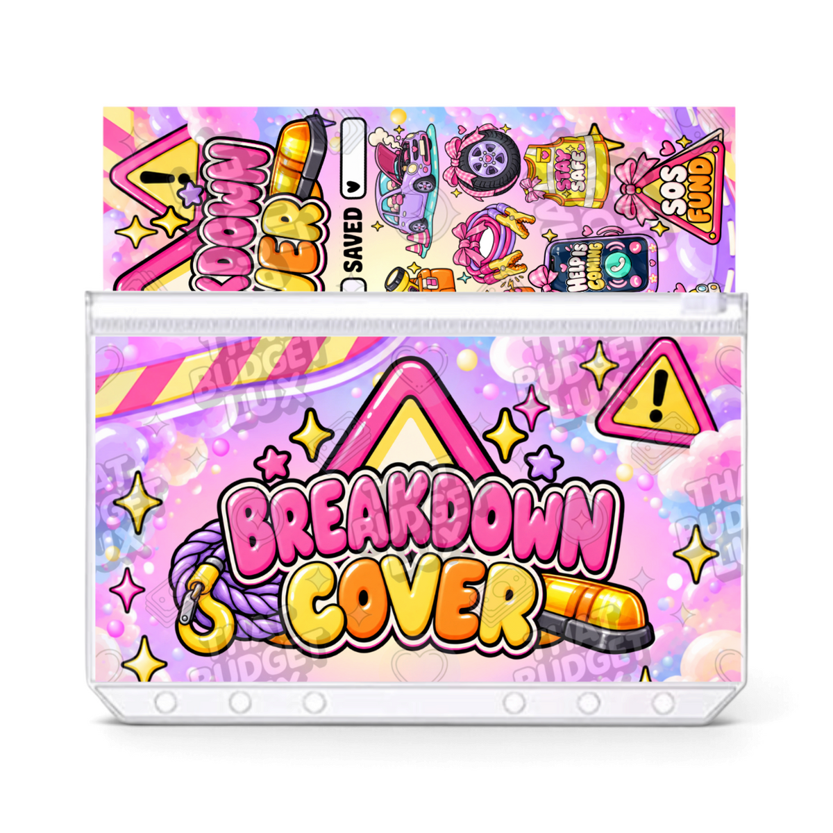 Breakdown Cover Savings Challenge | A6 Tracker, Cash Envelope & Insert Set