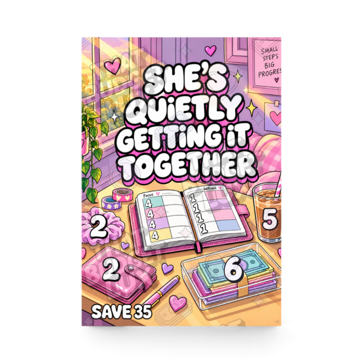 She's Quietly Getting It Together mini savings challenge insert – That Budget Lux