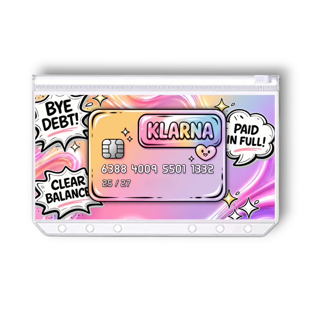 Klarna Credit Card Savings Challenge | A6 Tracker, Cash Envelope & Insert Set